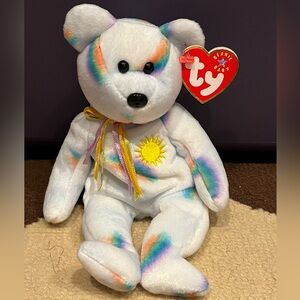Ty Beanie Baby Bear - Cheery